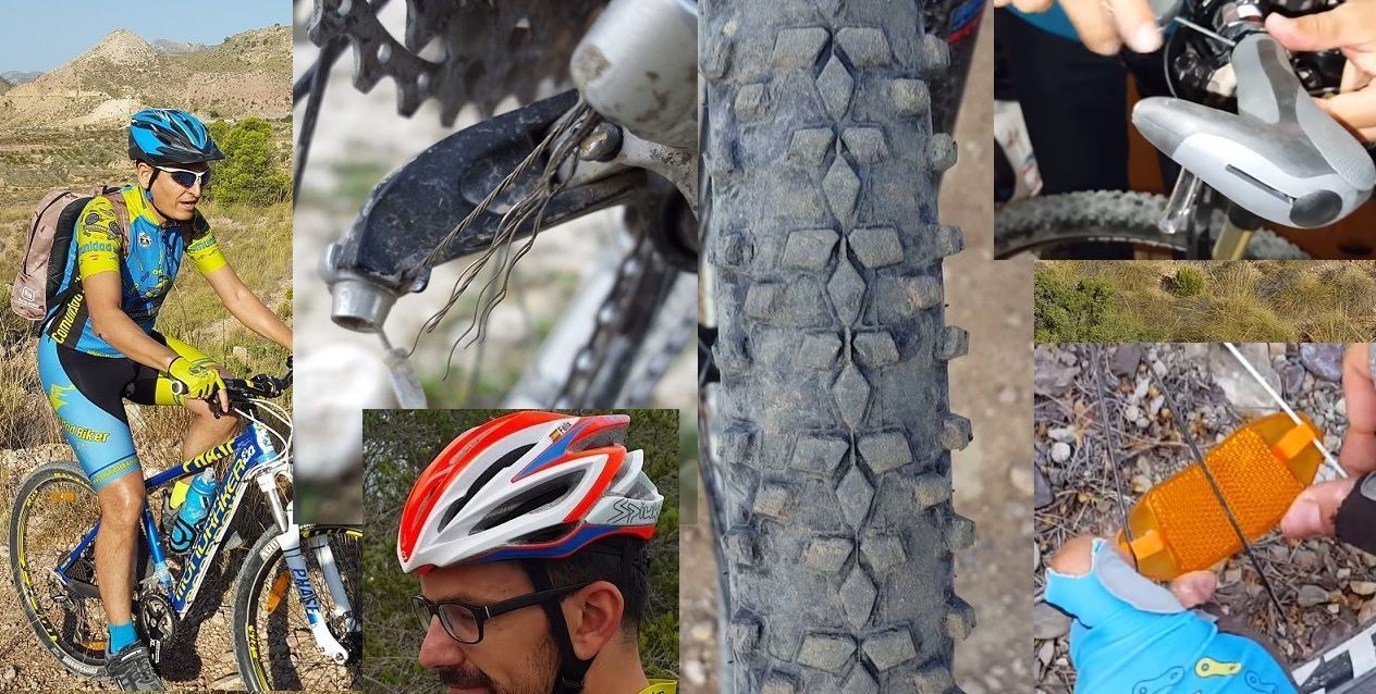 Accesorios de seguridad en bicicleta de montaña: los que no pueden