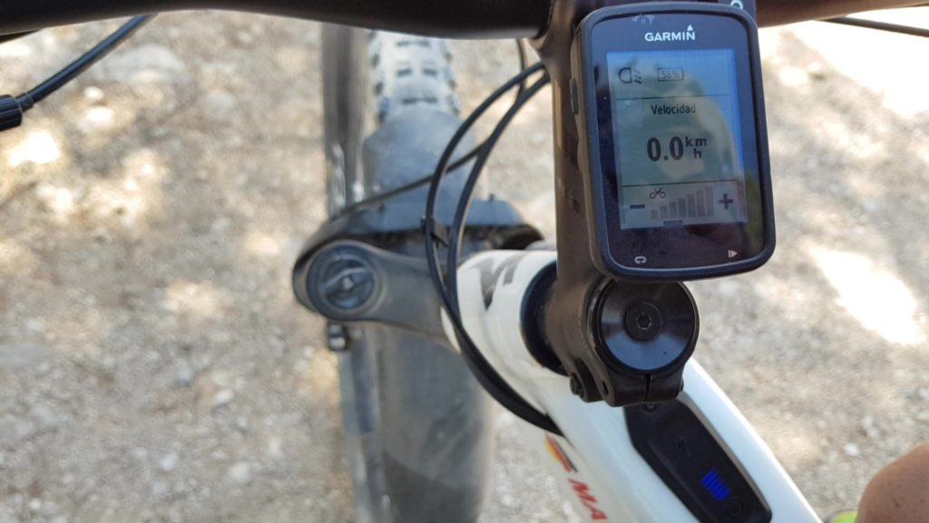 Porcentaje de carga de la batería de la ebike del comunitario Matías por Comunidad Biker MTB