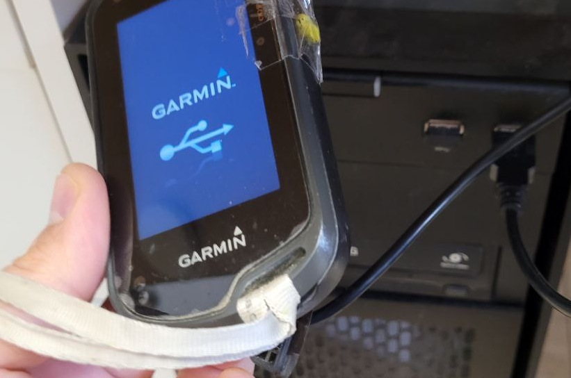 Conectar dispositivo Garmin a PC y transferir ruta desde Garmin BaseCamp